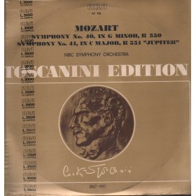 Mozart LP Vinile Simphony N. 40 In G Minor, K. 550 N. 44 In C Major K. 551 / RCA – AT110 Sigillato Mozart LP Vinile Simphony N. 40 In G Minor, K. 550 N. 44 In C Major K. 551 / RCA – AT110 Sigillato