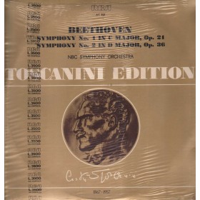 Toscanini, Beethoven LP Vinile Symphony N. 1 In C Major, N.2 In D Major / RCA – AT117 Toscanini, Beethoven LP Vinile Symphony N. 1 In C Major, N.2 In D Major / RCA – AT117