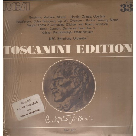 NBC Symphony Orchestra LP Vinile Toscanini Concert Favorites /AT124 Sigillato