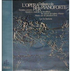 Dallapiccola, De Barberiis LP Vinile L'Opera Per Pianoforte / ITL70011 Sigillato Dallapiccola, De Barberiis LP Vinile L'Opera Per Pianoforte / ITL70011 Sigillato