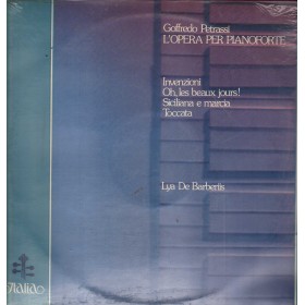 Petrassi, De Barberiis LP Vinile L'Opera Per Pianoforte / ITL70017 Sigillato Petrassi, De Barberiis LP Vinile L'Opera Per Pianoforte / ITL70017 Sigillato