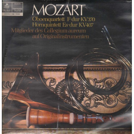 Mozart LP Vinile Oboenquartett F-dur KV 370 / Hornquintett Es-dur KV 407 / HMI73036 Sigillato