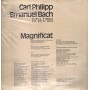 Carl Philipp Emanuel Bach LP Vinile Magnificat / HMI73061 Sigillato