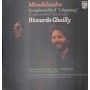 Mendelssohn, Chailly LP Vinile Symphonie N. 2 Lobgesang, N. 3 Schottische / 6769042 Sigillato