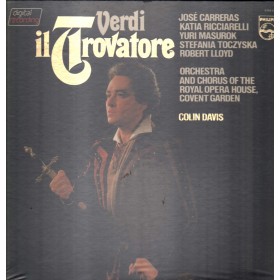 Verdi, Carreras, Ricciarelli LP Vinile Il Trovatore / 6769063 Sigillato Verdi, Carreras, Ricciarelli LP Vinile Il Trovatore / 6769063 Sigillato
