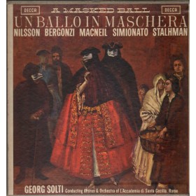 Nilsson, Bergonzi, MacNeil LP Vinile Un Ballo In Maschera / SET2157 Nuovo Nilsson, Bergonzi, MacNeil LP Vinile Un Ballo In Maschera / SET2157 Nuovo