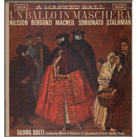Nilsson, Bergonzi, MacNeil LP Vinile Un Ballo In Maschera / SET2157 Nuovo