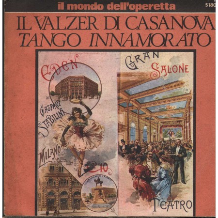 Il Mondo Dell'Operetta Vinile 7" 45 giri Il Valzer Di Casanova / Tango Innamorato / S180 Nuovo