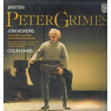 Britten, Vickers, Davis LP Vinile Peter Grimes / Philips – 6769014 Sigillato