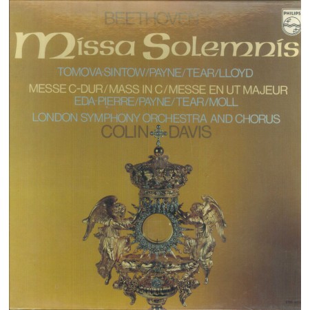 Beethoven, Davis LP Vinile Missa Solemnis Op. 123, Mass In C / Philips – 6769001 Sigillato