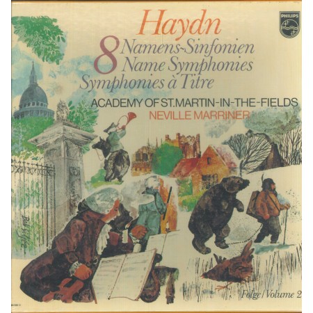 Haydn, Academy Of St. Martin In The Fields LP Vinile 8 Name Symphonies / Philips – 6768066 Sigillato