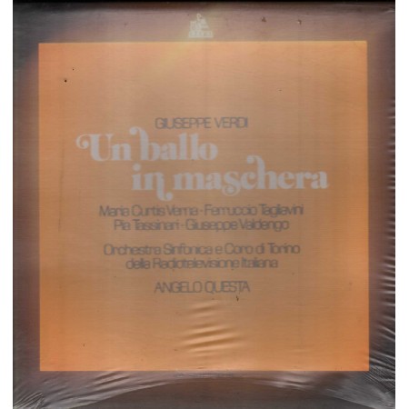 Verdi, Angelo Questa LP Vinile Un Ballo In Maschera / Cetra – LPO22056 Sigillato