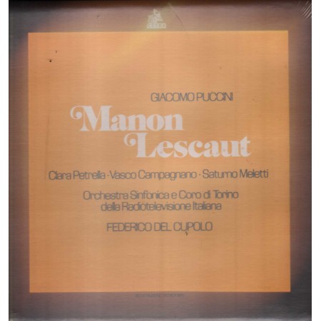 Puccini, Federico Del Cupolo LP Vinile Manon Lescaut / Cetra – LPO2053 Sigillato
