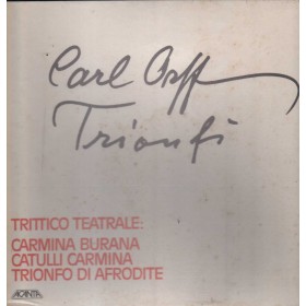 Carl Orff LP Vinile Trionfi, Burana - Carmina - Trionfo di Afrodite / ACN40003 Sigillato Carl Orff LP Vinile Trionfi, Burana - Carmina - Trionfo di Afrodite / ACN40003 Sigillato