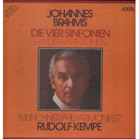 Brahms, Kempe LP Vinile Die Vier Sinfonien / Haydn Variationen / ACN40002 Nuovo Brahms, Kempe LP Vinile Die Vier Sinfonien / Haydn Variationen / ACN40002 Nuovo