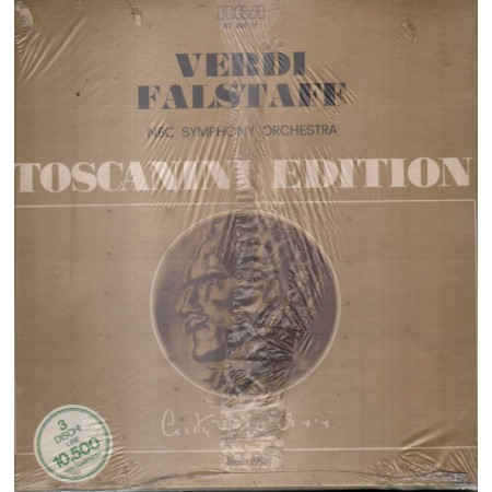 Verdi, Toscanini, NBC Symphony Orchestra LP Vinile Falstaff / AT301 Sigillato