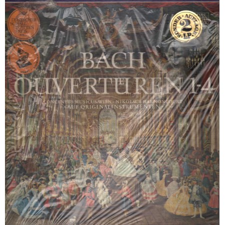 Bach, Harnoncourt LP Vinile Ouverturen 1, 4 / Telefunken – 635046 Sigillato