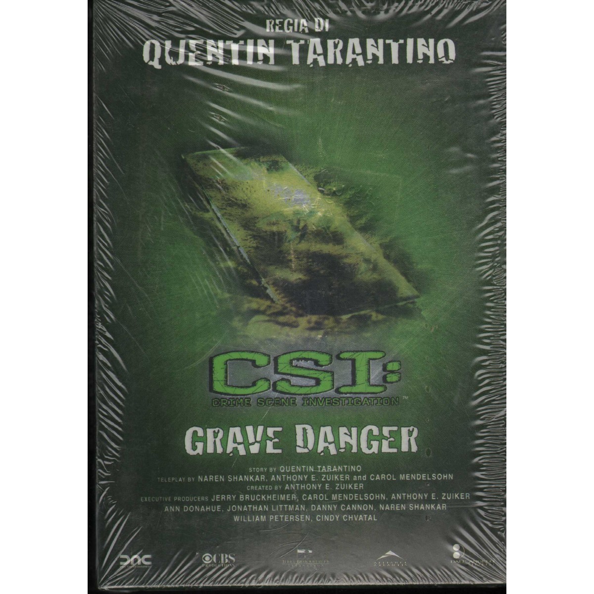 CSI Grave Danger DVD Quentin Tarantino / 8026120176595 Sigillato