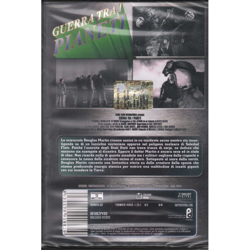 Guerra Tra I DVD William Lee Wilder / 8031179918829 Sigillato