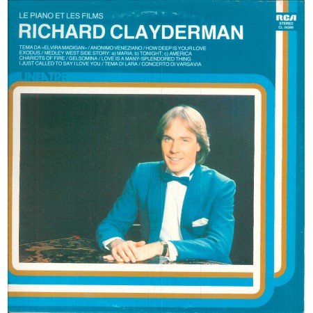 Richard Clayderman Lp Vinile Le Piano Et Les Film / RCA CL 34389 Nuovo