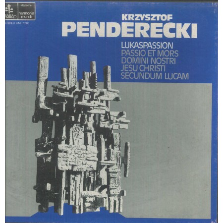 Krzysztof Penderecki ‎LP Vinile Lukaspassion / HMI73105 Sigillato