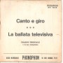 Franco Trincale Vinile 7" 45 giri Ballate Di Protesta NP 1945 Nuovo