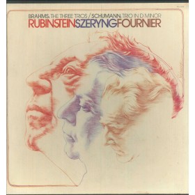 Brahms, Schumann, Rubinstein LP Vinile The Three Trios, Trio in D Minor / ARL30138 Nuovo Brahms, Schumann, Rubinstein LP Vinile The Three Trios, Trio in D Minor / ARL30138 Nuovo