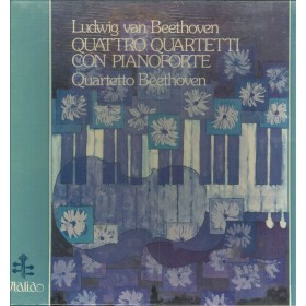 Quartetto Beethoven LP Vinile Quattro Quartetti Con Pianoforte / ITL70004 Sigillato Quartetto Beethoven LP Vinile Quattro Quartetti Con Pianoforte / ITL70004 Sigillato