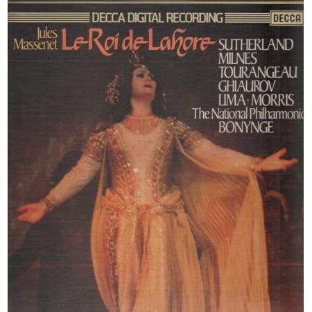 Massenet, Bonynge ‎LP Vinile Le Roi De Lahore / Decca ‎– D210D3 Nuovo