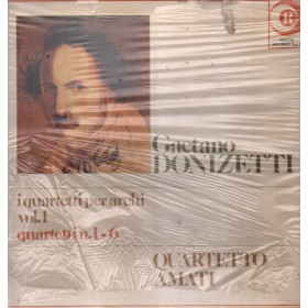 Donizetti, Quartetto Amati LP Vinile I Quartetti Per Archi Vol. 1 / ARCL327002 Sigillato Donizetti, Quartetto Amati LP Vinile I Quartetti Per Archi Vol. 1 / ARCL327002 Sigillato
