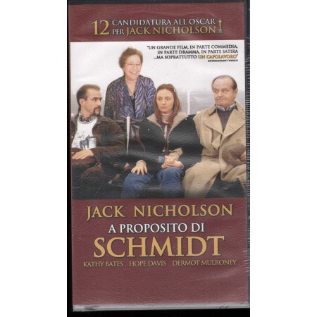 A Proposito Di Schmidt VHS Alexander Payne / 8010000802933 Sigillato