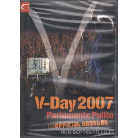 V Day 2007 - Parlamento Pulito DVD Beppe Grillo / 8890182660 Sigillato