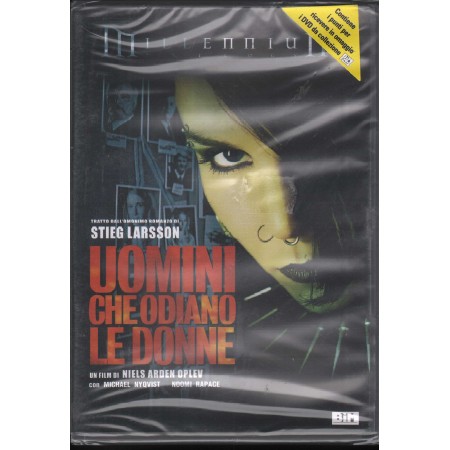 Uomini Che Odiano Le Donne DVD Niels Arden Oplev / 8032807030005 Sigillato