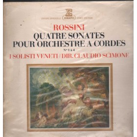 Rossini, Scimone LP Vinile Quatre Sonates Pour Orchestre A Cordes / STU70489 Rossini, Scimone LP Vinile Quatre Sonates Pour Orchestre A Cordes / STU70489