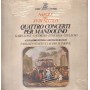 I Solisti Veneti LP Vinile Napoli Nel XVIII Secolo - Quattro Concerti Per Mandolino / STU70684