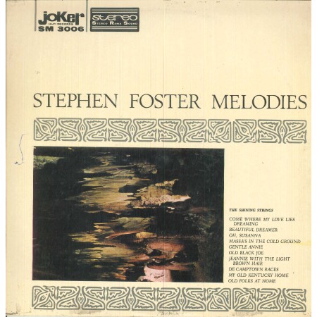 Stephen Foster LP Vinile Melodies / Joker Hi-Fi Records ‎– SM3006 Nuovo