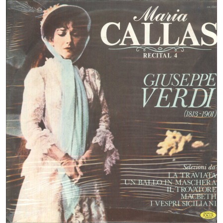 Callas, Verdi LP Vinile Recital 4 / Joker – SM1281 Sigillato