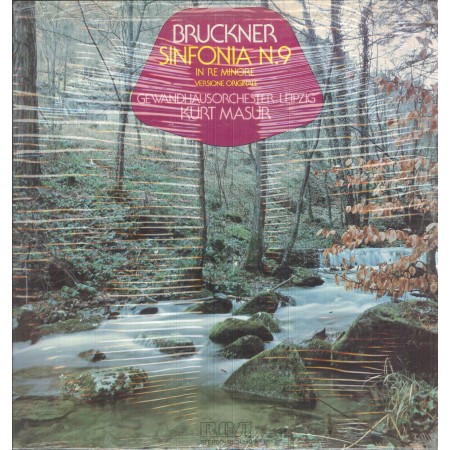 Bruckner, Leipzig, Masur LP Vinile Sinfonia N.9 In Re Minore / RL31349 Sigillato