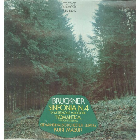 Bruckner, Leipzig, Masur LP Vinile Sinfonia N. 4 In Mi Bemolle Magg. / RL31344 Sigillato