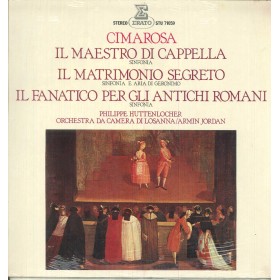 Cimarosa, Huttenlocher LP Vinile Maestro Di Cappella, Matrimonio Segreto, Fanatico Per Gli Antichi Romani Cimarosa, Huttenlocher LP Vinile Maestro Di Cappella, Matrimonio Segreto, Fanatico Per Gli Antichi Romani