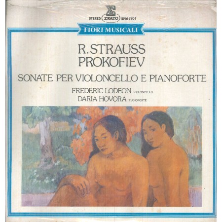 Strauss, Prokofiev, Lodeon ,Hovora LP Vinile Sonate Per Violoncello E Piano Sigillato