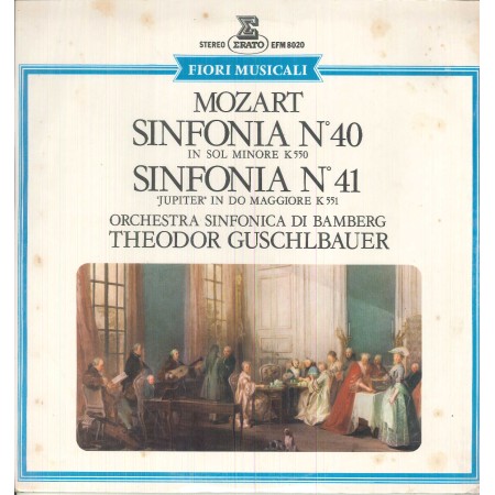 Mozart, Guschlbauer LP Vinile Sinfonia N. 40 In Sol Min., N. 41 In Do Magg. Sigillato