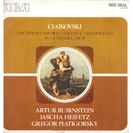 Ciaikovski, Rubistein LP Vinile Trio Per Piano, Violino E Violicello / Rca –  LM1120 Nuovo