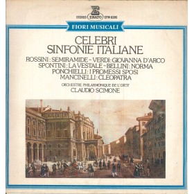 Various LP Vinile Celebri Sinfonie Italiane / Erato – EFM8205 Nuovo Various LP Vinile Celebri Sinfonie Italiane / Erato – EFM8205 Nuovo