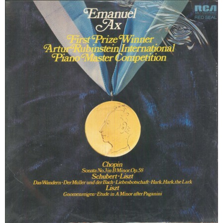 Emanuel Ax LP Vinile Chopin, Sonata N. 3, Works By Liszt / RCA – ARL11030 Sigillato