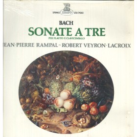 Bach, Rampal, Lacroix LP Vinile Sonate A Tre Per Flauto E Clavicembalo / STU71203 Sigillato Bach, Rampal, Lacroix LP Vinile Sonate A Tre Per Flauto E Clavicembalo / STU71203 Sigillato