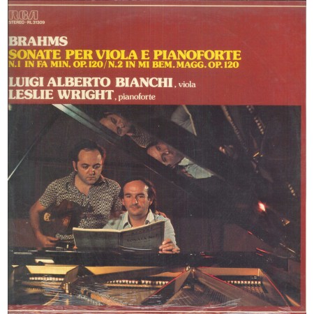 Brahms, Bianchi, Wright LP Vinile Sonate Per Viola E Pianoforte / RCA – RL31309 Sigillato