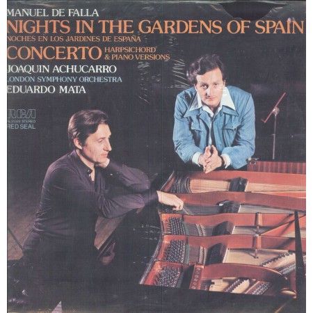 De Falla, Achucarro, Mata LP Vinile Nights In The Gardens Of Spain / RL31329 Sigillato