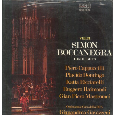 Giuseppe Verdi LP Vinile Simon Boccanegra Highlights / RCA Red Seal ‎– RL31330 Sigillato