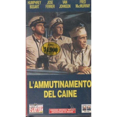 L'Ammutinamento Del Caine VHS Edward Dmytryk / 8013123706652 Sigillato